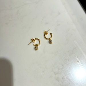 Missoma Mini Molten Stone Hoops